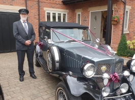 Beauford wedding car for hire in Leicester